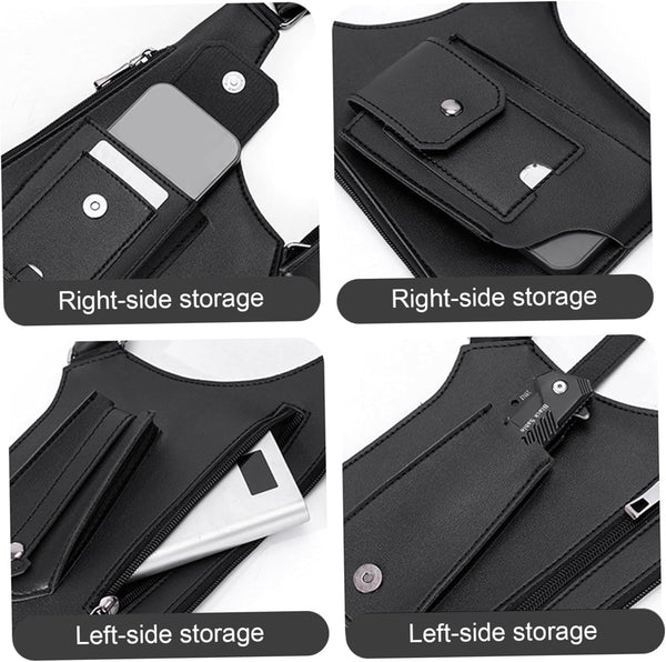 Stealth Leather Underarm Security Wallet