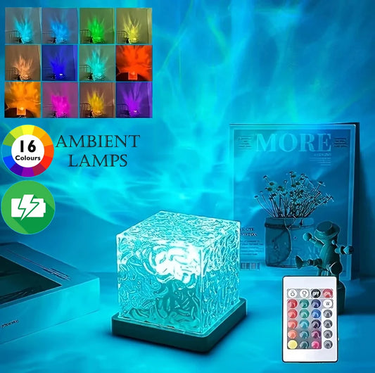 Ocean Glow Rotating Ambient Night Lamp