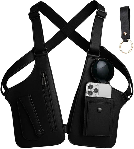 Stealth Leather Underarm Security Wallet